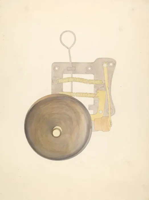 Framed Print : Gong, 1935 / 1942. Creator: Albert Rudin Framed Print : Gong, 1935 / 1942. Creator: Albert Rudin