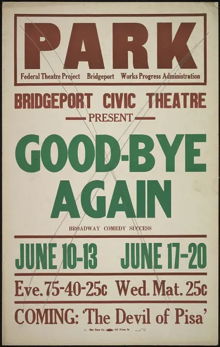 Framed Print : Good-bye Again, Bridgeport, CT, [193-]. Creator: Unknown