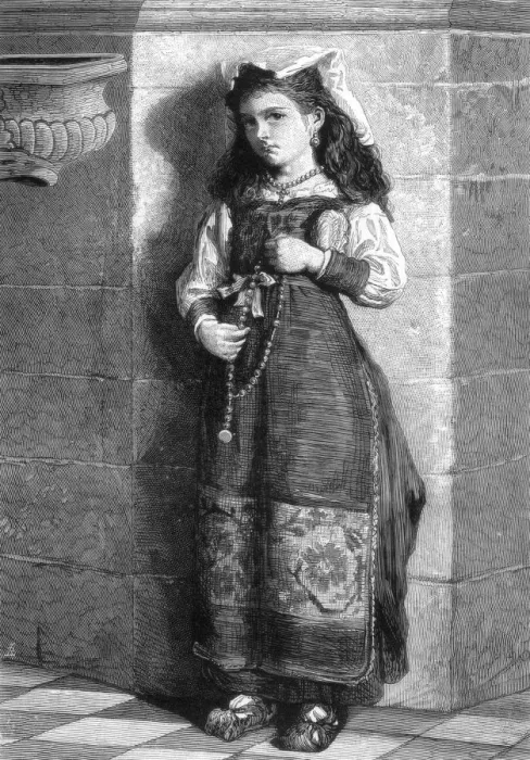 Framed Print : A Good Catholic, 1875. Artist: William Baxter Fyfe Framed Print : A Good Catholic, 1875. Artist: William Baxter Fyfe