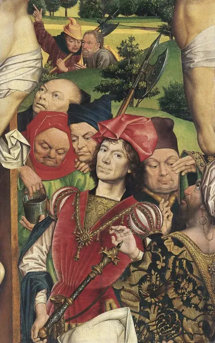 Framed Print : The good Centurion. Artist: Baegert, Derick (ca 1440-after 1502) Framed Print : The good Centurion. Artist: Baegert, Derick (ca 1440-after 1502)