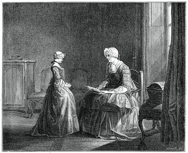 The Good Education, 1753, (1885). Artist: Jacques Philippe Le Bas