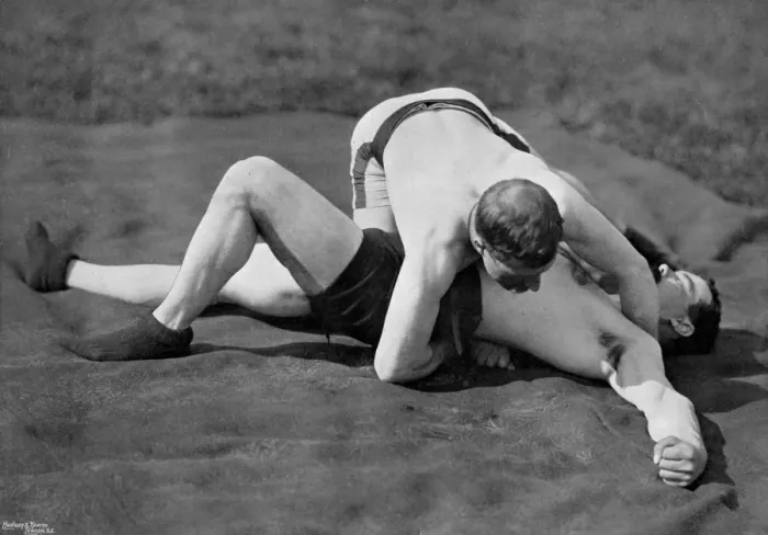 Framed Print : A good fall, wrestling display, Aldershot, Hampshire, 1896. Artist: Gregory & Co Framed Print : A good fall, wrestling display, Aldershot, Hampshire, 1896. Artist: Gregory & Co