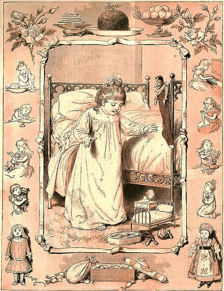 The Good Girl's Christmas, 1891. Creator: Adrien Marie