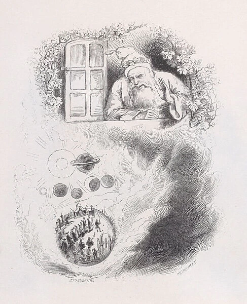 The Good God from The Complete Works of Beranger, 1836. Creator: John Thompson