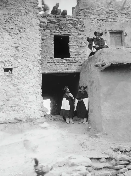 Framed Print : Good morning-Hopi, c1906. Creator: Edward Sheriff Curtis Framed Print : Good morning-Hopi, c1906. Creator: Edward Sheriff Curtis
