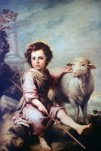 The Good Shepherd, c1650. Artist: Bartolome Esteban Murillo
