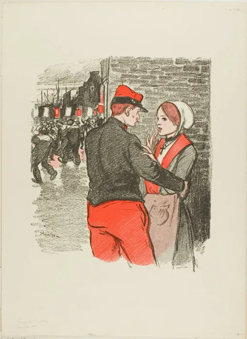Framed Print : Good Taste, published September 15, 1895. Creator: Theophile Alexandre Steinlen Framed Print : Good Taste, published September 15, 1895. Creator: Theophile Alexandre Steinlen
