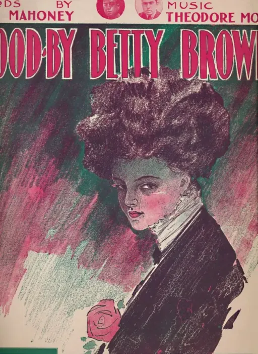 Framed Print : Goodby Betty Brown, 1910. Creator: Unknown Framed Print : Goodby Betty Brown, 1910. Creator: Unknown