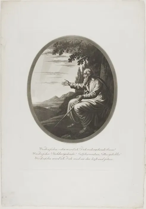 Framed Print : Goodbye, 1816. Creator: Johann Heinrich Lips Framed Print : Goodbye, 1816. Creator: Johann Heinrich Lips
