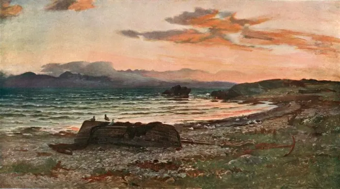 Framed Print : Goodnight to Skye, 1895, (c1902). Creator: Unknown Framed Print : Goodnight to Skye, 1895, (c1902). Creator: Unknown