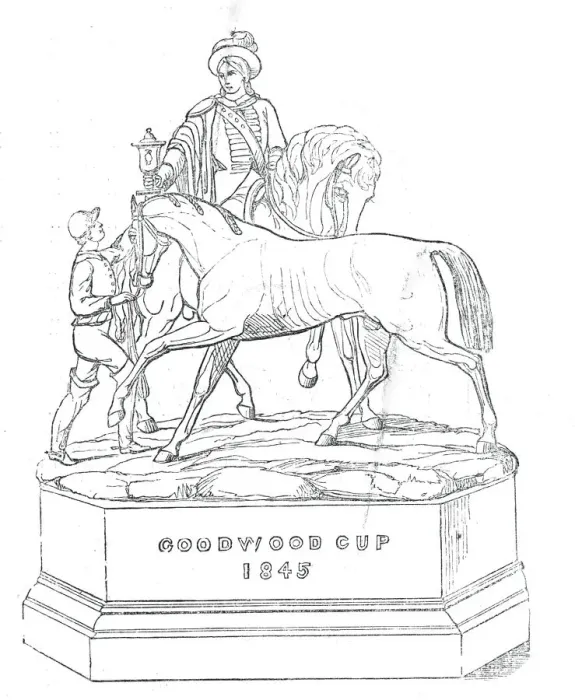 Framed Print : The Goodwood Cup, 1845. Creator: Unknown Framed Print : The Goodwood Cup, 1845. Creator: Unknown