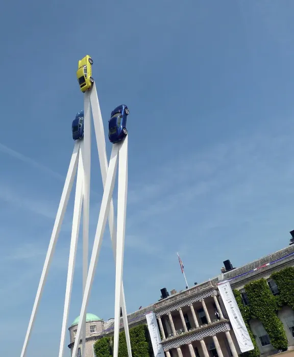 Framed Print : Goodwood Festival of Speed Sculpture in front of Goodwood House 2013 Framed Print : Goodwood Festival of Speed Sculpture in front of Goodwood House 2013
