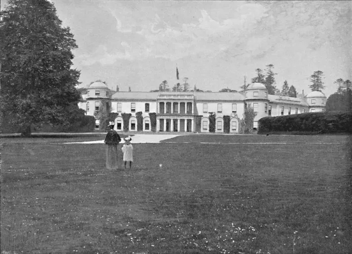 Framed Print : Goodwood House, Sussex, c1896 Framed Print : Goodwood House, Sussex, c1896