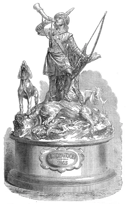 Framed Print : Goodwood Races: the Stewards Cup - Robin Hood Winding The Morte, 1865. Creator: Unknown Framed Print : Goodwood Races: the Stewards Cup - Robin Hood Winding The Morte, 1865. Creator: Unknown