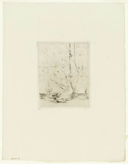 Framed Print : The Goose, 1889. Creator: Berthe Morisot Framed Print : The Goose, 1889. Creator: Berthe Morisot