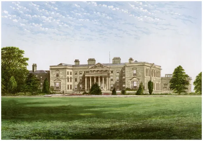 Framed Print : Gopsal Hall, Leicestershire, home of Lord Howe, c1880 Framed Print : Gopsal Hall, Leicestershire, home of Lord Howe, c1880