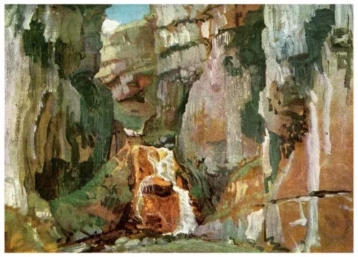 Framed Print : Gordale Scar, West Yorkshire, c1811 (1956) Framed Print : Gordale Scar, West Yorkshire, c1811 (1956)