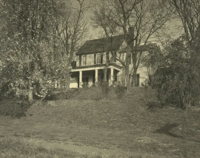 Framed Print : Gordon - Green Terrace, Falmouth, front, Washington Highway, between 1925 and 1929. Creator: Frances Benjamin Johnston Framed Print : Gordon - Green Terrace, Falmouth, front, Washington Highway, between 1925 and 1929. Creator: Frances Benjamin Johnston