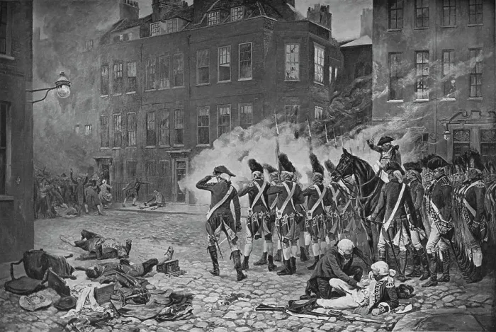 Framed Print : The Gordon Riots, London, 1780 (1905) Framed Print : The Gordon Riots, London, 1780 (1905)