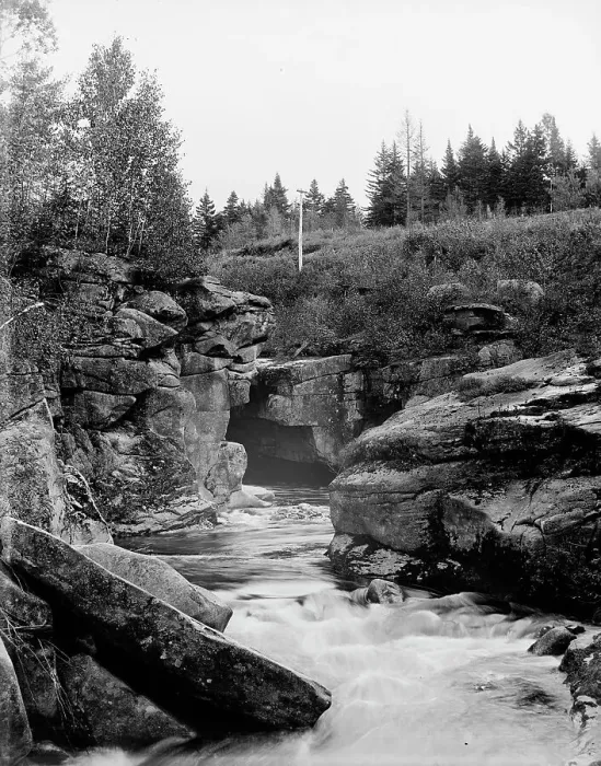 Framed Print : Gorge of the Ammonoosuc, White Mountains, c1900. Creator: Unknown Framed Print : Gorge of the Ammonoosuc, White Mountains, c1900. Creator: Unknown