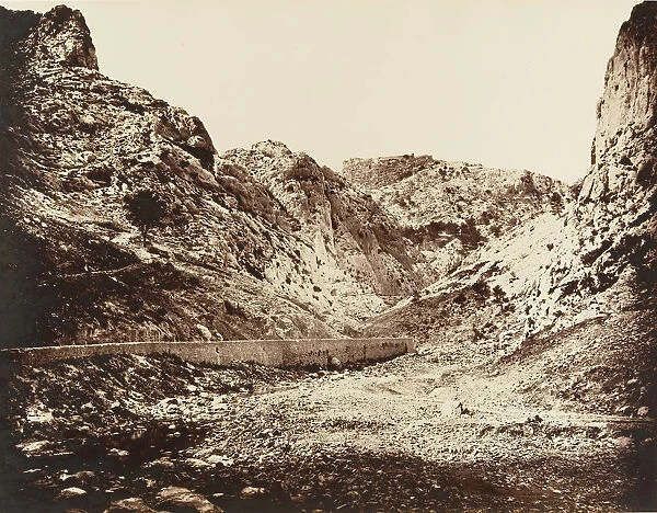 Gorges d Ollioules, ca. 1860. Creator: Edouard Baldus