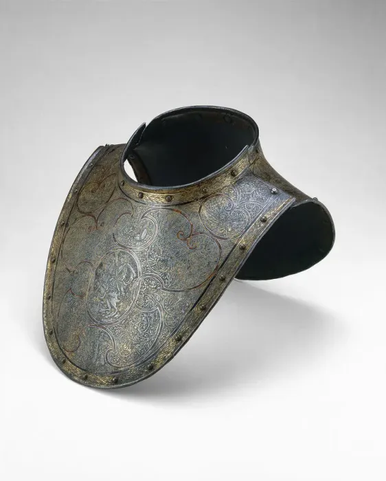 Framed Print : Gorget, France, 1590 / 1600. Creator: Unknown Framed Print : Gorget, France, 1590 / 1600. Creator: Unknown