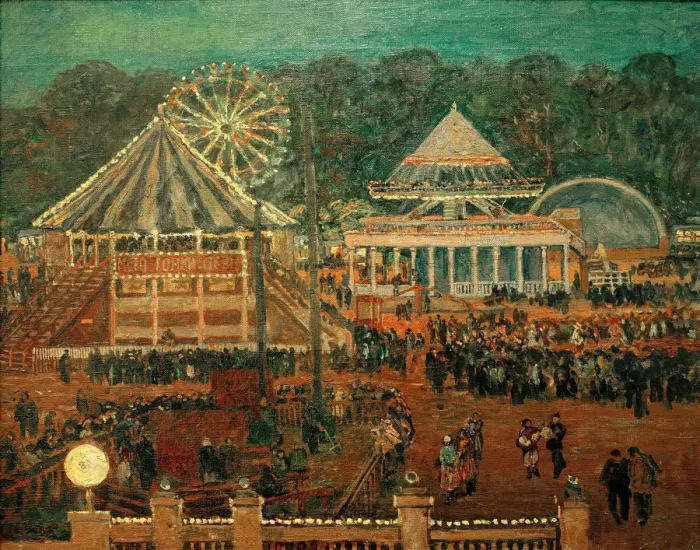 Framed Print : Gorky Central Park of Culture and Leisure, 1933. Creator: Vogeler, Heinrich (1872-1942) Framed Print : Gorky Central Park of Culture and Leisure, 1933. Creator: Vogeler, Heinrich (1872-1942)