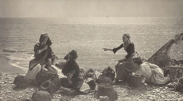 Gossip on the Beach, c. 1885. Creator: Henry Peach Robinson