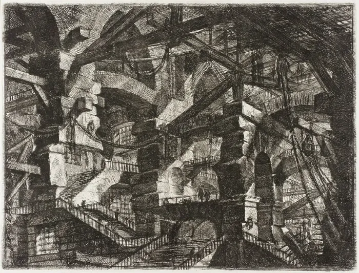 Framed Print : The Gothic Arch, 1761. Creator: Giovanni Battista Piranesi Framed Print : The Gothic Arch, 1761. Creator: Giovanni Battista Piranesi