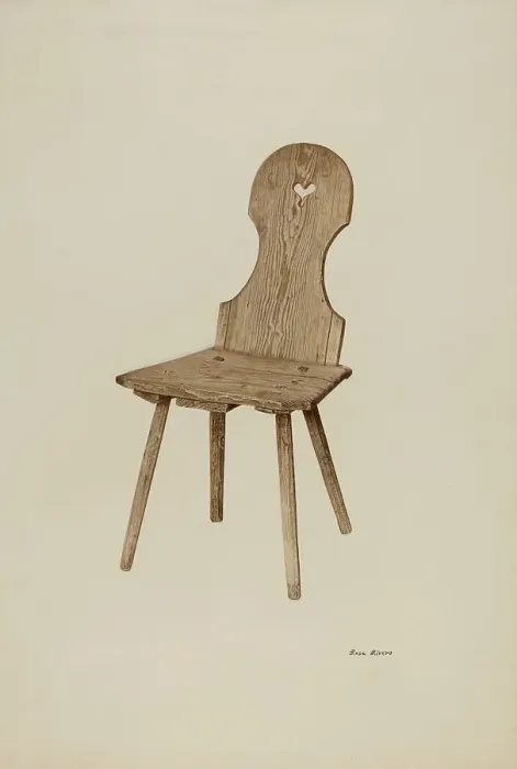 Framed Print : Gothic Chair, c. 1940. Creator: Rosa Rivero Framed Print : Gothic Chair, c. 1940. Creator: Rosa Rivero
