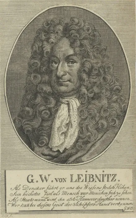 Framed Print : Gottfried Wilhelm Leibniz (1646-1716), c. 1710. Creator: Anonymous Framed Print : Gottfried Wilhelm Leibniz (1646-1716), c. 1710. Creator: Anonymous