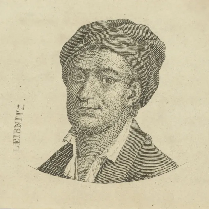 Framed Print : Gottfried Wilhelm Leibniz (1646-1716), c. 1790. Creator: Anonymous Framed Print : Gottfried Wilhelm Leibniz (1646-1716), c. 1790. Creator: Anonymous