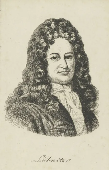 Framed Print : Gottfried Wilhelm Leibniz (1646-1716), c. 1800. Creator: Anonymous Framed Print : Gottfried Wilhelm Leibniz (1646-1716), c. 1800. Creator: Anonymous