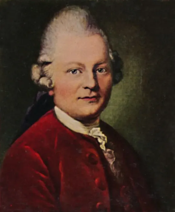 Framed Print : Gotthold Ephraim Lessing 1729-1781. - Gemalde von Anton Graff, 1934 Framed Print : Gotthold Ephraim Lessing 1729-1781. - Gemalde von Anton Graff, 1934