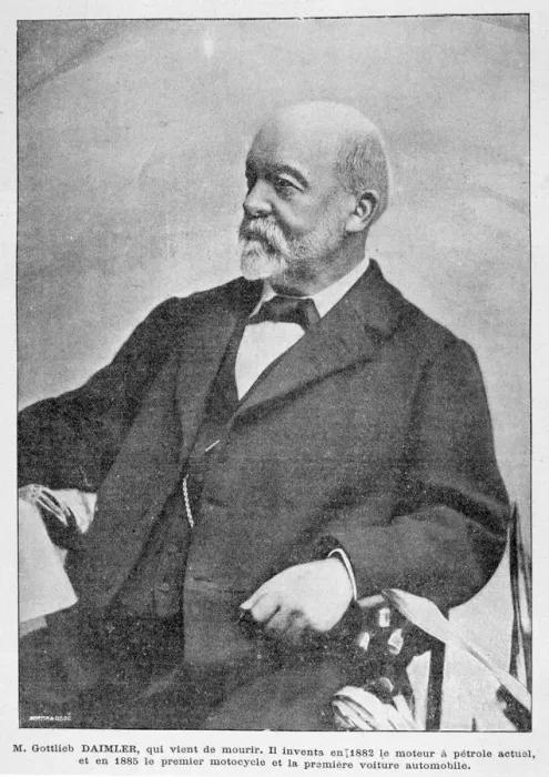 Framed Print : Gottlieb Daimler, German industrial pioneer, 1900 Framed Print : Gottlieb Daimler, German industrial pioneer, 1900
