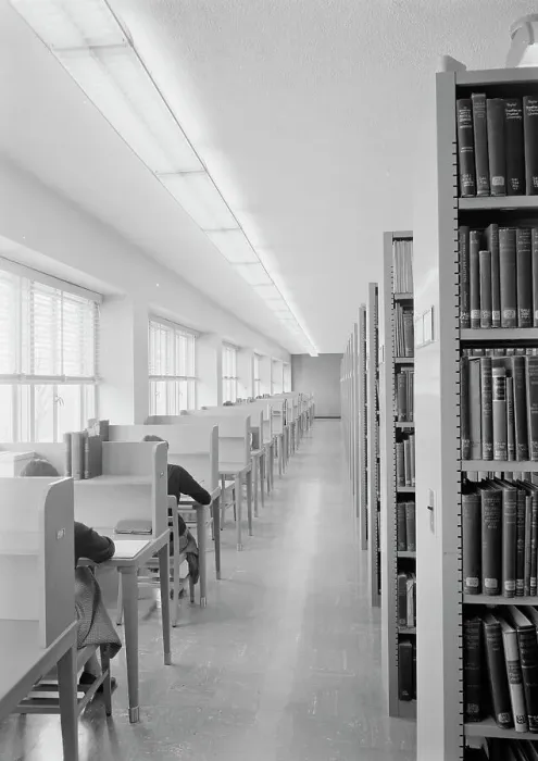 Framed Print : Goucher College, Towson, Maryland, 1953. Creator: Gottscho-Schleisner, Inc Framed Print : Goucher College, Towson, Maryland, 1953. Creator: Gottscho-Schleisner, Inc