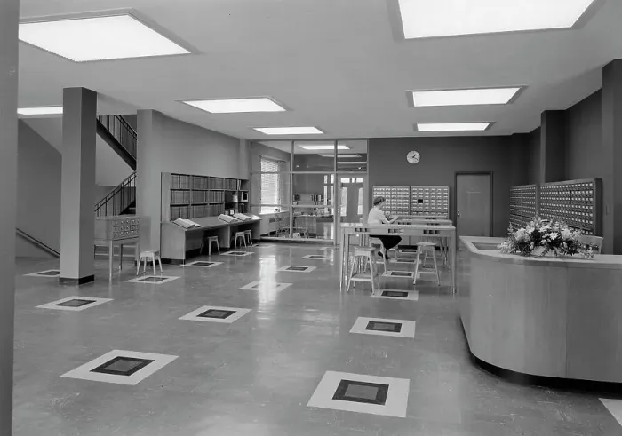 Framed Print : Goucher College, Towson, Maryland, 1953. Creator: Gottscho-Schleisner, Inc Framed Print : Goucher College, Towson, Maryland, 1953. Creator: Gottscho-Schleisner, Inc