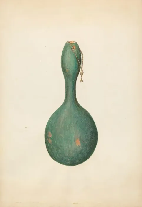 Framed Print : Gourd Bottle, c. 1938. Creator: Sydney Roberts Framed Print : Gourd Bottle, c. 1938. Creator: Sydney Roberts