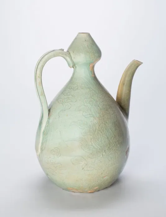 Framed Print : Gourd-Shaped Ewer with Lotus Flowers, Korea, Goryeo dynasty, late 12th / early 13th century Framed Print : Gourd-Shaped Ewer with Lotus Flowers, Korea, Goryeo dynasty, late 12th / early 13th century