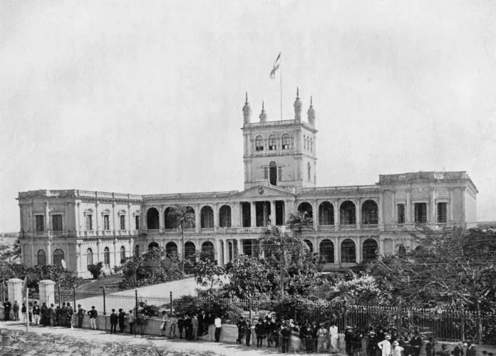 Framed Print : Government House, Asuncion, Paraguay, 1911 Framed Print : Government House, Asuncion, Paraguay, 1911