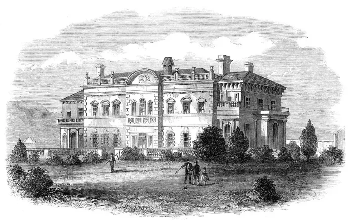 Framed Print : Government House, Auckland, New Zealand, 1864. Creator: Unknown Framed Print : Government House, Auckland, New Zealand, 1864. Creator: Unknown