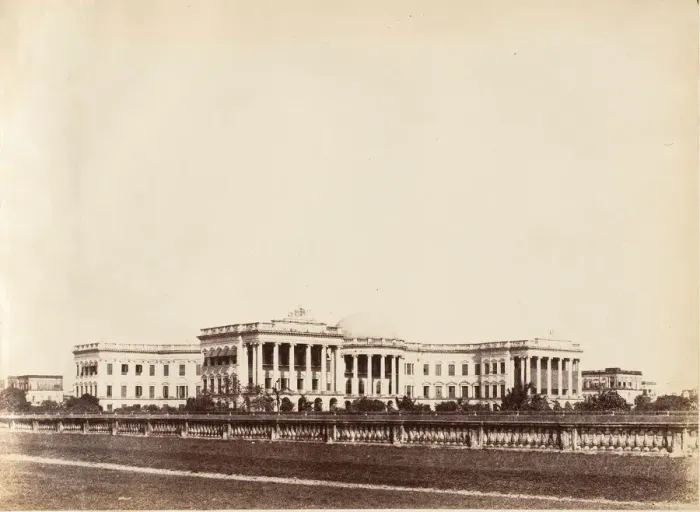 Framed Print : [Government House, Calcutta], 1850s. Creator: Captain R. B. Hill