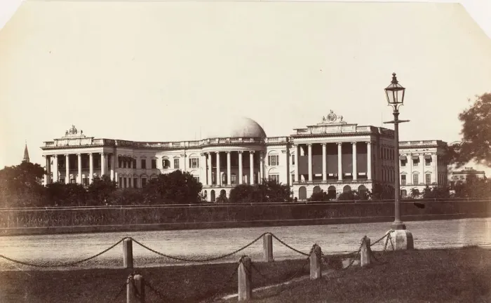 Framed Print : Government House, Calcutta, 1858-61. Creator: Unknown Framed Print : Government House, Calcutta, 1858-61. Creator: Unknown
