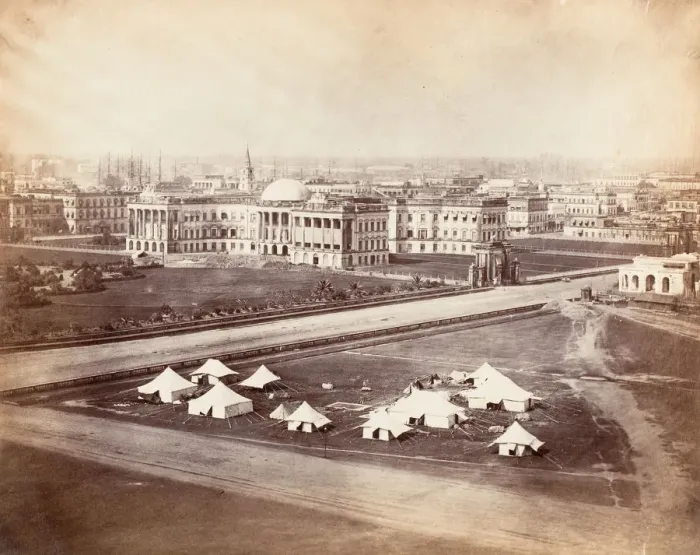 Framed Print : Government House, Calcutta, 1858-61. Creator: Unknown Framed Print : Government House, Calcutta, 1858-61. Creator: Unknown