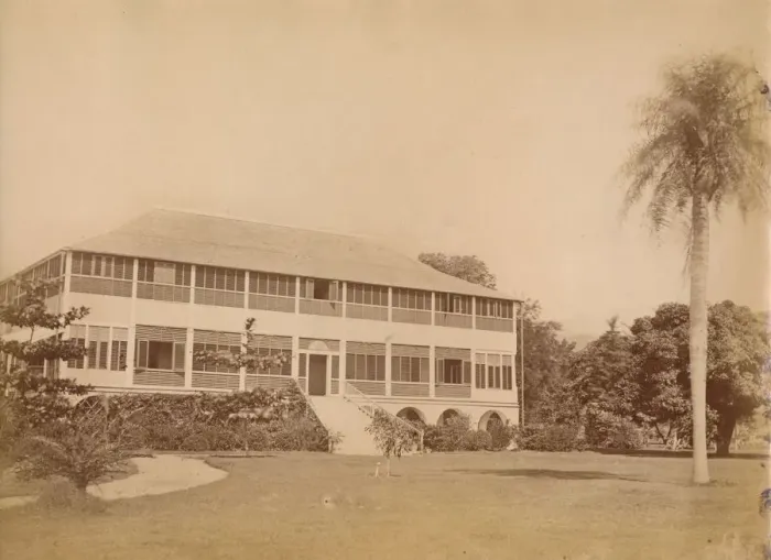Framed Print : Government House, near Kingston, Jamaica c20th century Framed Print : Government House, near Kingston, Jamaica c20th century