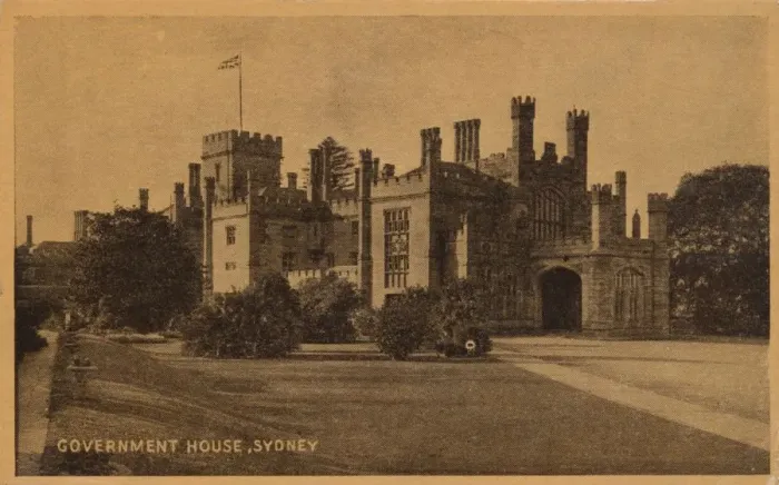 Framed Print : Government House, Sydney, c1900 Framed Print : Government House, Sydney, c1900