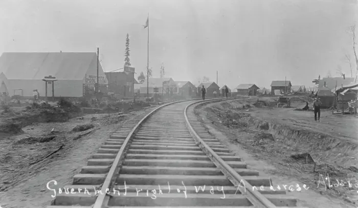 Framed Print : Government railroad, between c1900 and c1930. Creator: Unknown Framed Print : Government railroad, between c1900 and c1930. Creator: Unknown