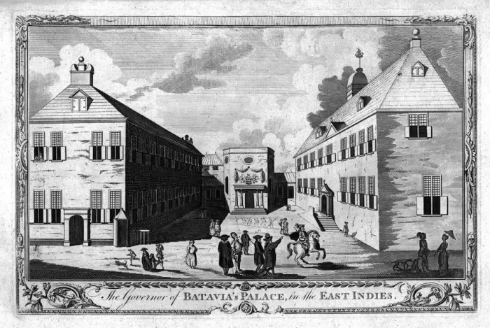 Framed Print : The Governor of Batavias Palace, in the East Indies. c1750 Framed Print : The Governor of Batavias Palace, in the East Indies. c1750
