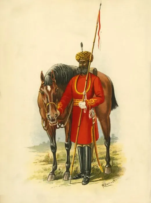 Framed Print : The Governor-Generals Body-Guard, Calcutta, 1890. Creator: Godfrey Douglas Giles Framed Print : The Governor-Generals Body-Guard, Calcutta, 1890. Creator: Godfrey Douglas Giles
