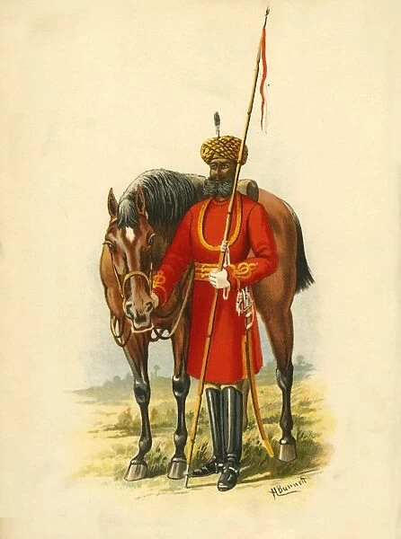 The Governor-Generals Body-Guard, Calcutta, 1890. Creator: Godfrey Douglas Giles